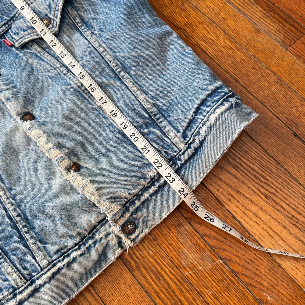 70’s Vintage Levi’s Sherpa Lined Denim Trucker Jacket - Picture 16 of 16